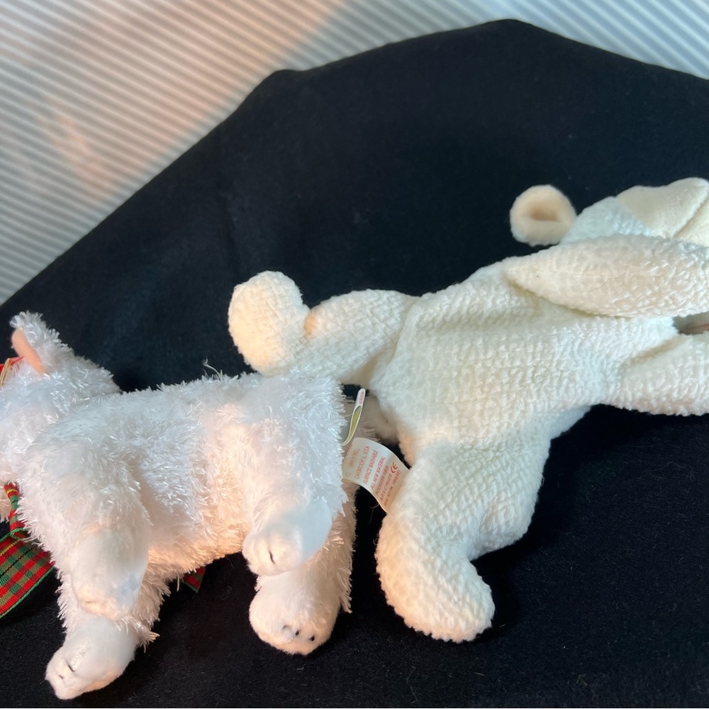 TY Beanie Baby Bundle | Rare Fleece as White as Snow 7 Pack | Tag Error, PCV - Picture 4 of 16